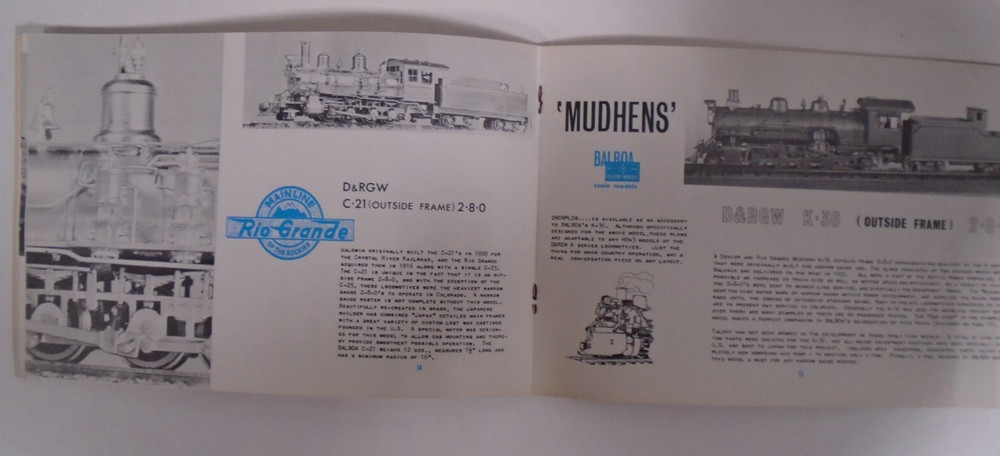 BALBOA SCALE MODELS 1966 CATALOG SECOND EDITION & PRICE LIST