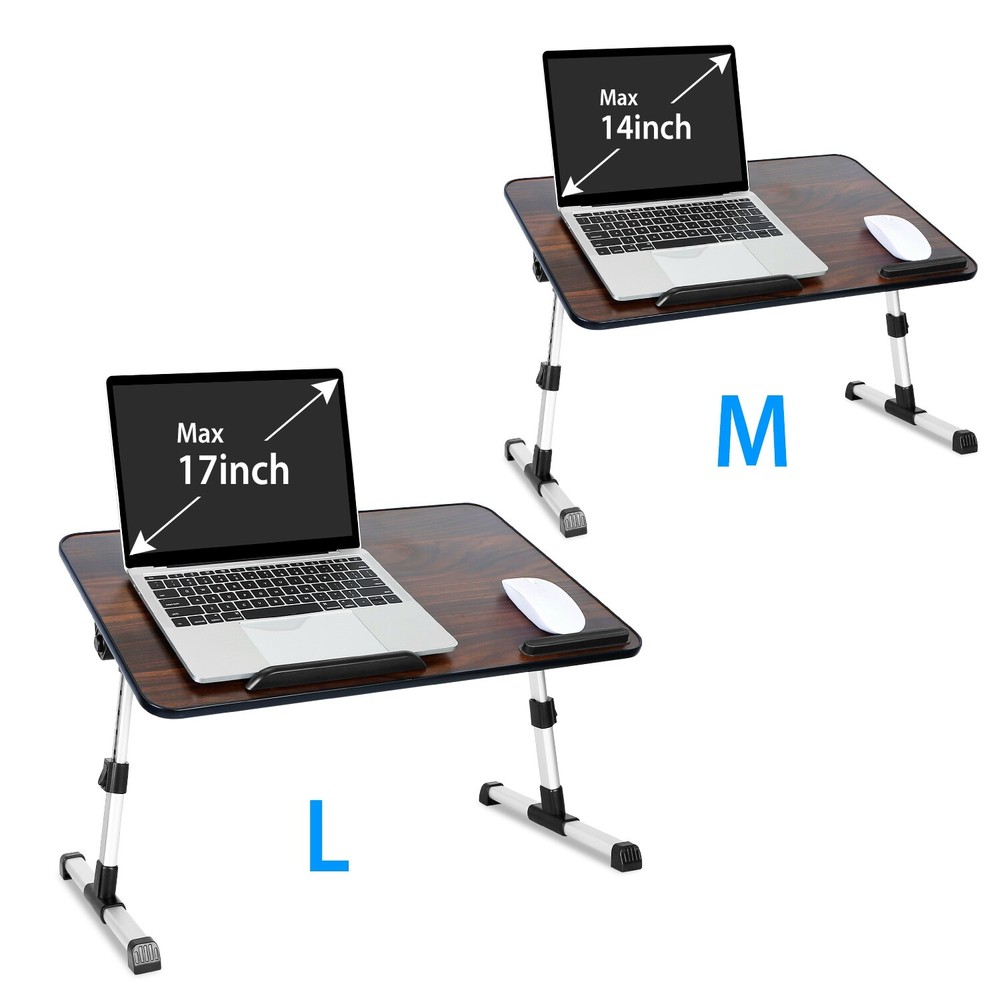 Foldable Laptop Table Stand Lap Sofa Bed Tray Computer Notebook Desk Adjustable