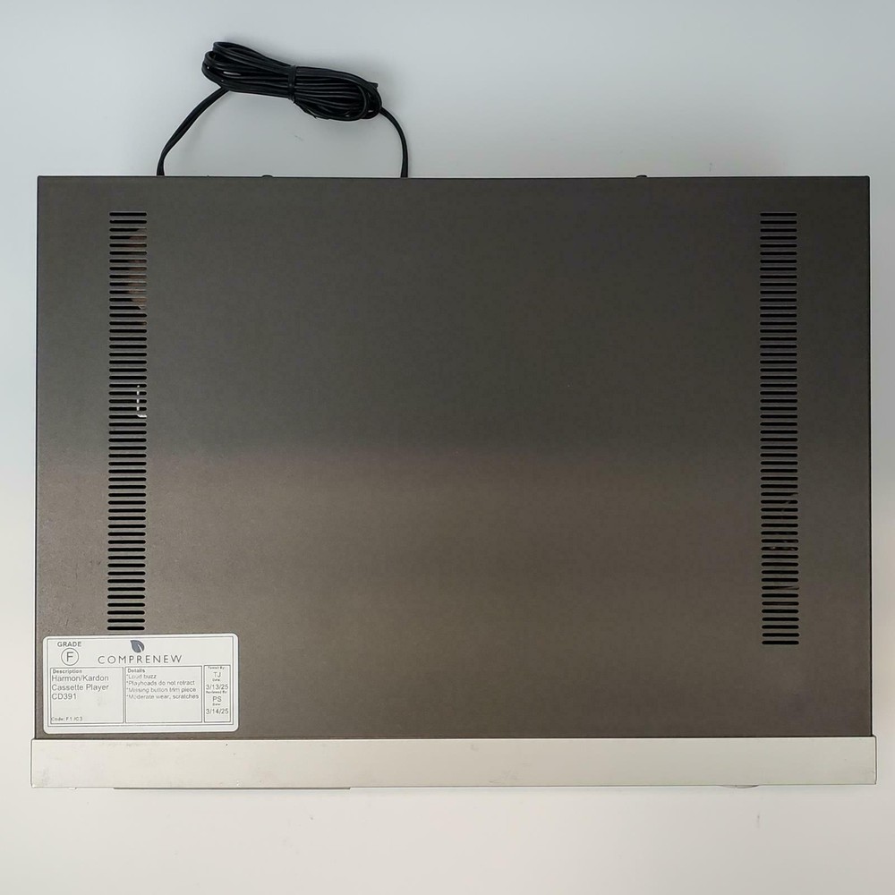 Harman/Kardon CD391 Cassette Player | Grade F