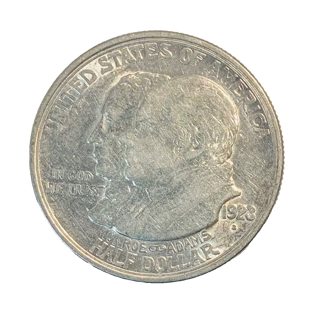 1923 S Monroe Doctrine Half Dollar Commemorative 50c