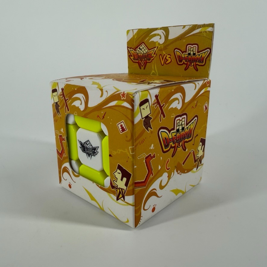 3-D-Fantix Cyclone Speed Cube Stickerless Magic Cube 3X3 Brainteaser
