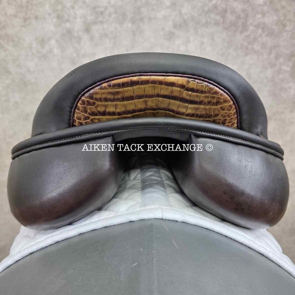 2021 Stackhouse Monoflap Jump Saddle, 18" Seat (Read Description)
