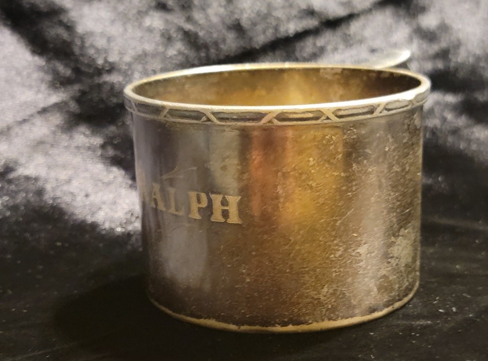 Vintage Silver Plated Baby Cup #C14 Ralph Handled