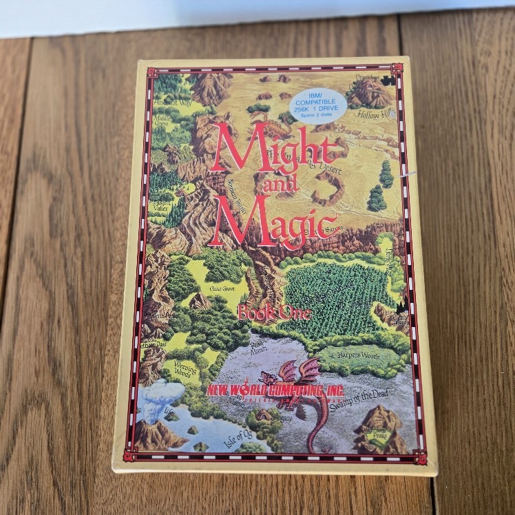 MIGHT & MAGIC Book One IBM Compatible - New World Computing Untested