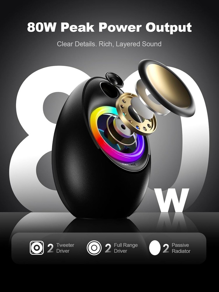 computer speakers with subwoofer bluedee