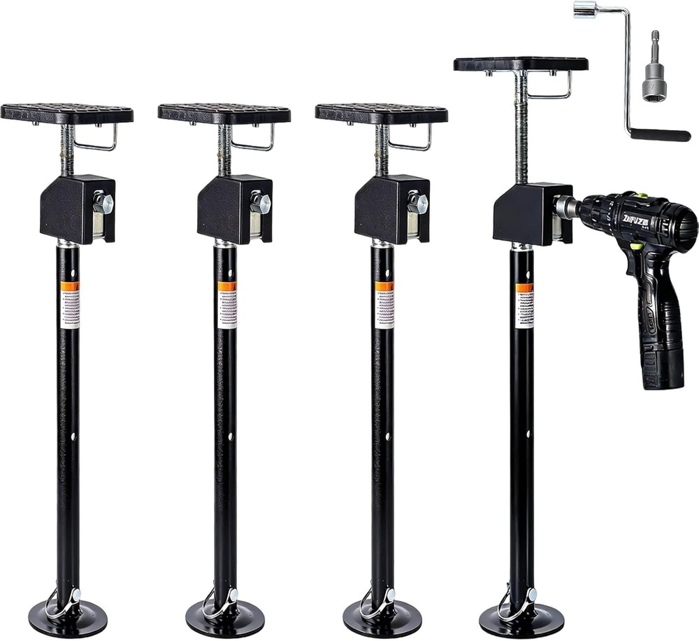 4-Pack RV Slide Out Supports Jack Support Block RV Stabilizer Jack 20,000lbs