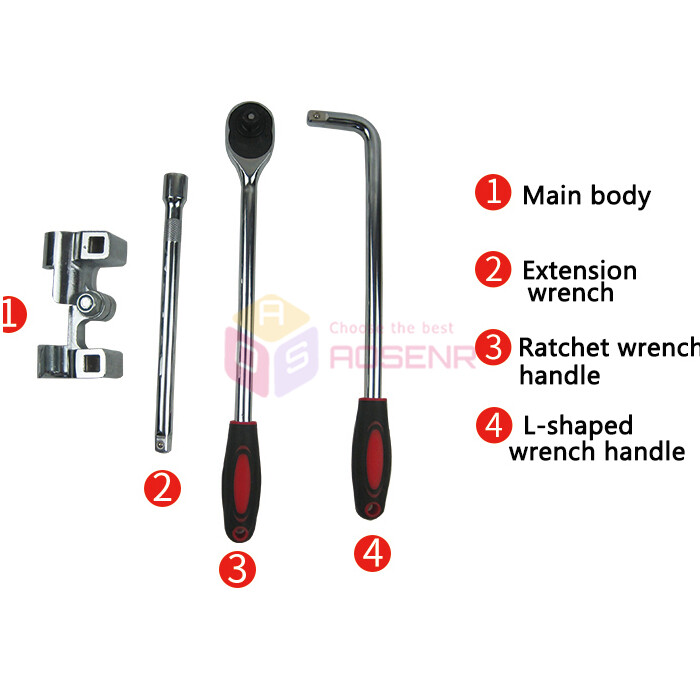 CCD Manual 10KV Cable Bender 35-185 Square Cable Bending Tool RatchetWrench.