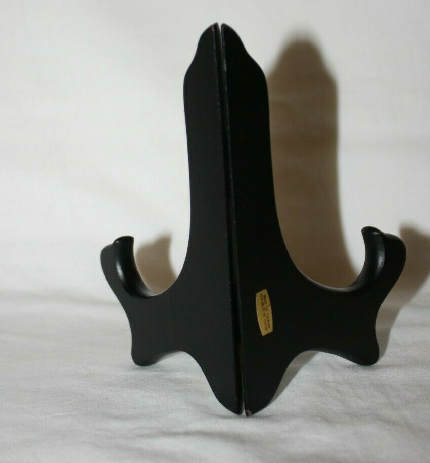 5" Hinged Black Finish Display Easel