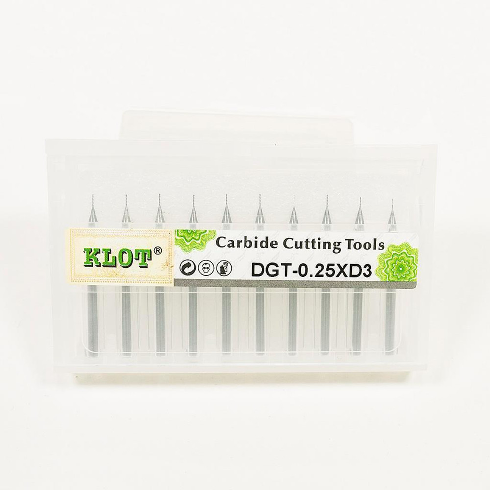10pcs Whole Solid Carbide PCB Micro Drill Bit 2.4mm-2.99mm Shank 3mm 55D