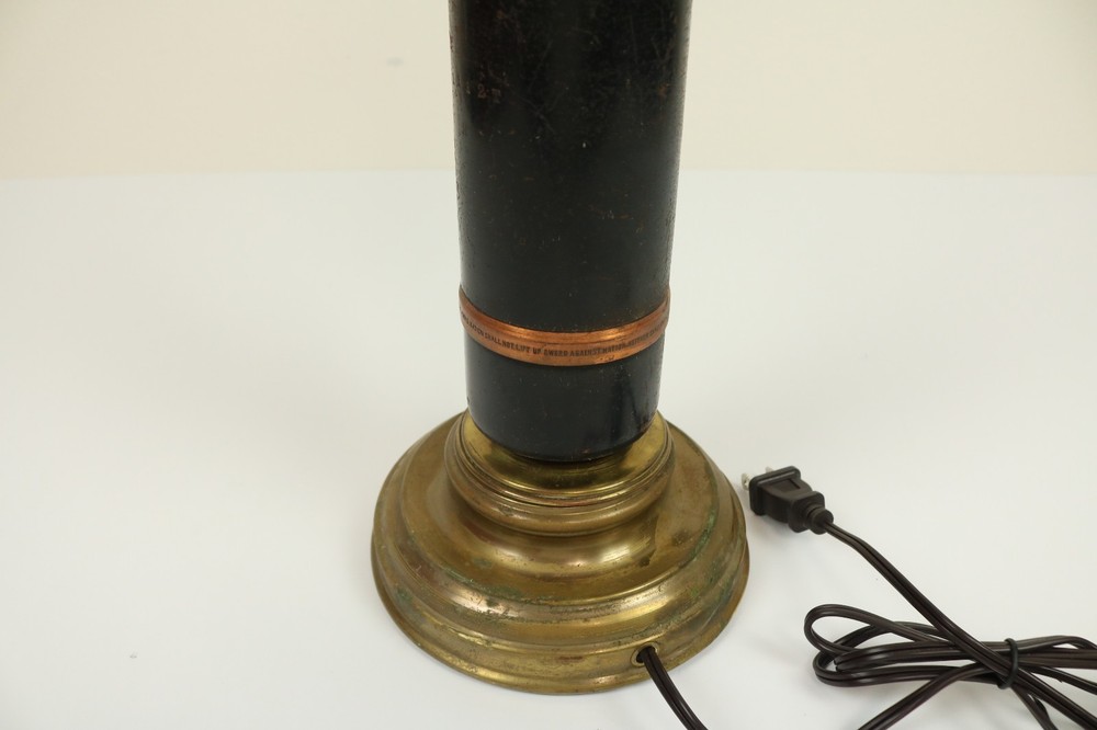WWI WW1 Victory Lamp 75MM Shell