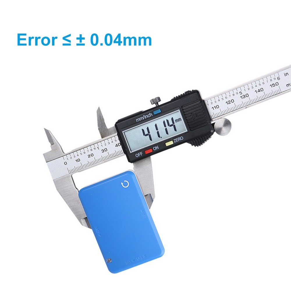 6" Digital Vernier Caliper Micrometer Measuring Tool Depth Ruler Stainless Steel