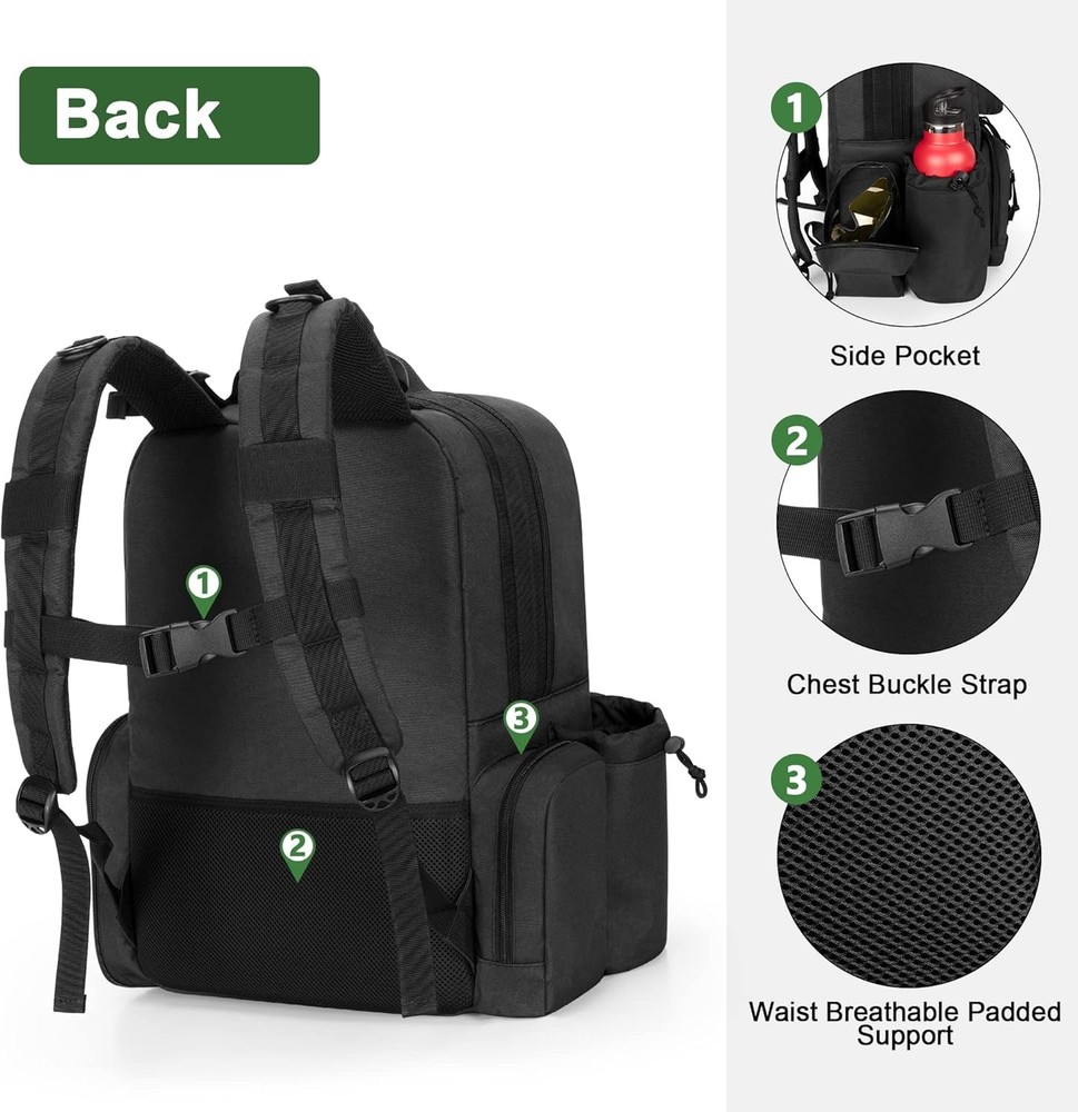 Tactical Range Backpack Gun Pistol Case Storage Bag Gun Backpack Shooting Huntin