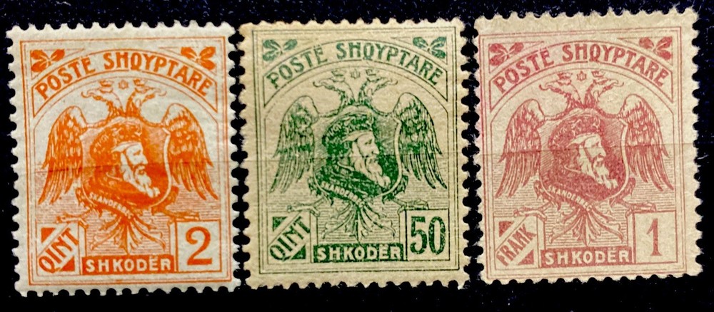 Albania 1920. UNISSUED STAMPS