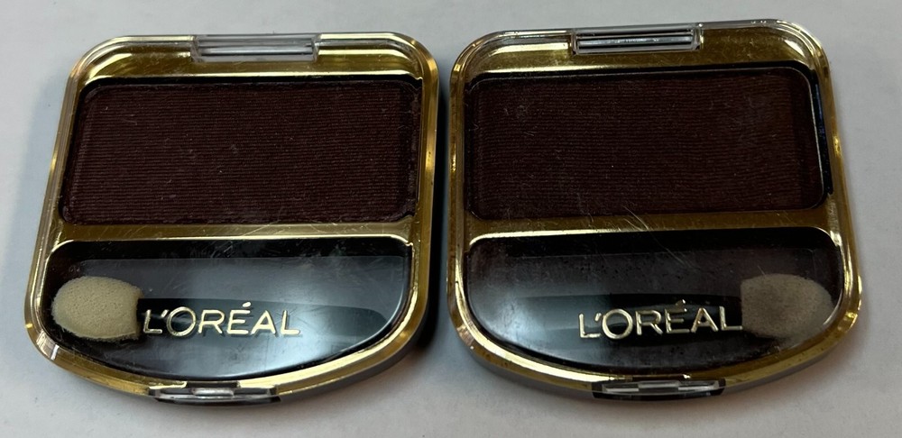 4 L'oreal Soft Effects Eye Shadow 0.1 oz  new applicator   Mahogany Soft Perle