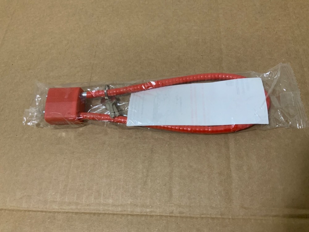 red cable gun lock new sealed