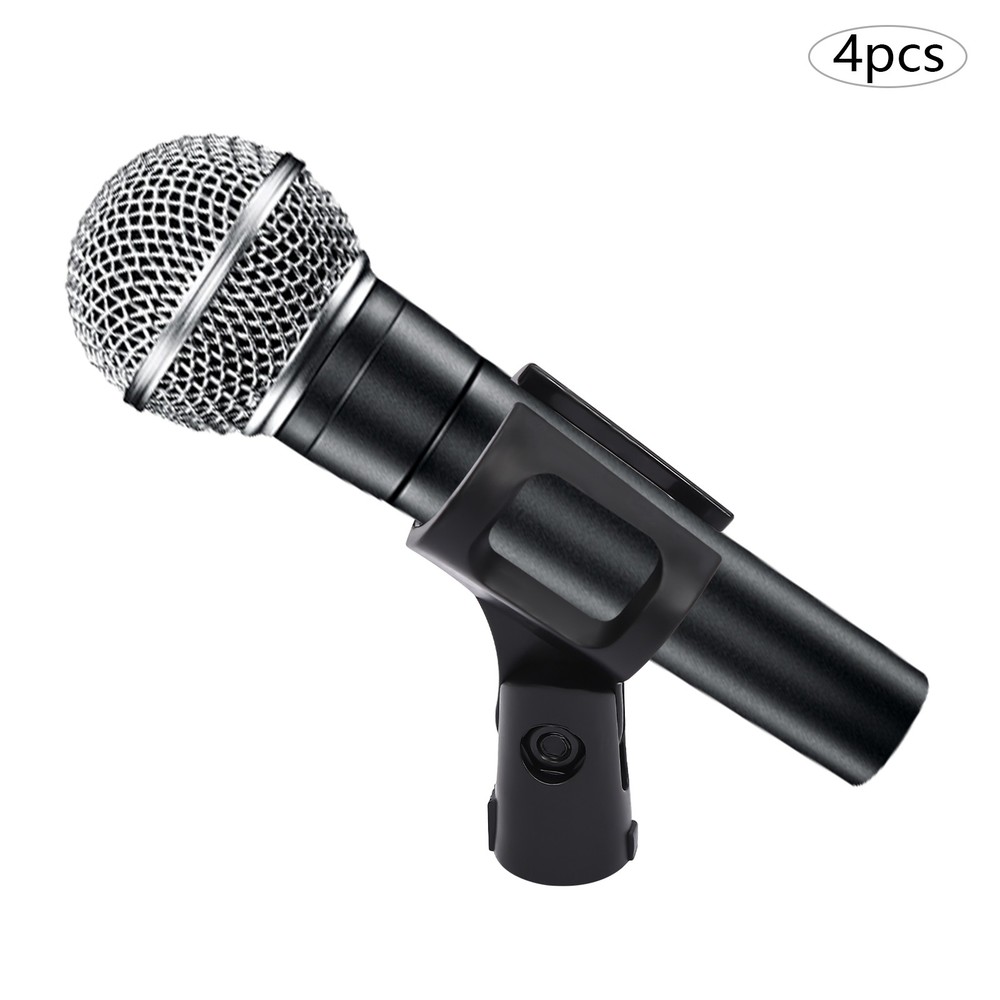 4*Universal Microphone Clip Holder Microphone Clips Microphone Mic Clip Holders