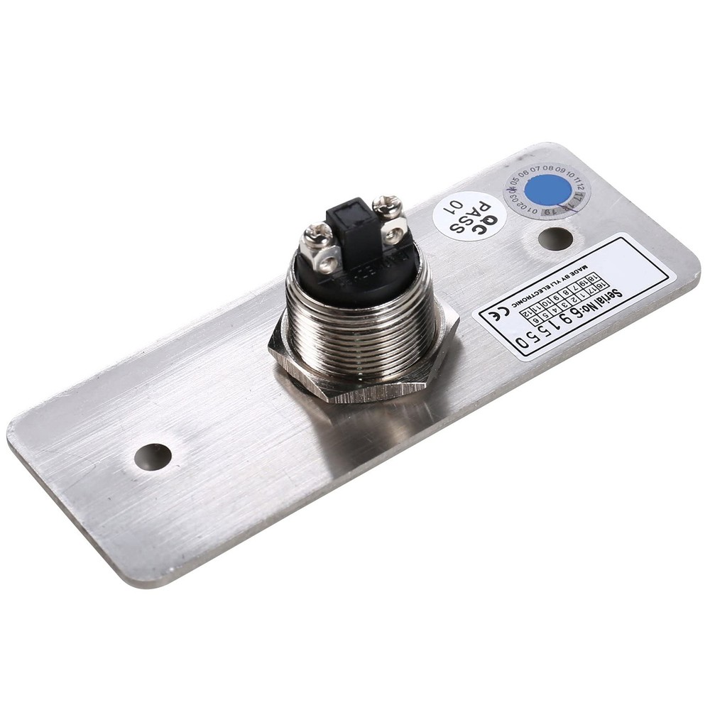 UHPPOTE Momentary Push to Exit Button Switch NO/COM Output Stainless Steel...