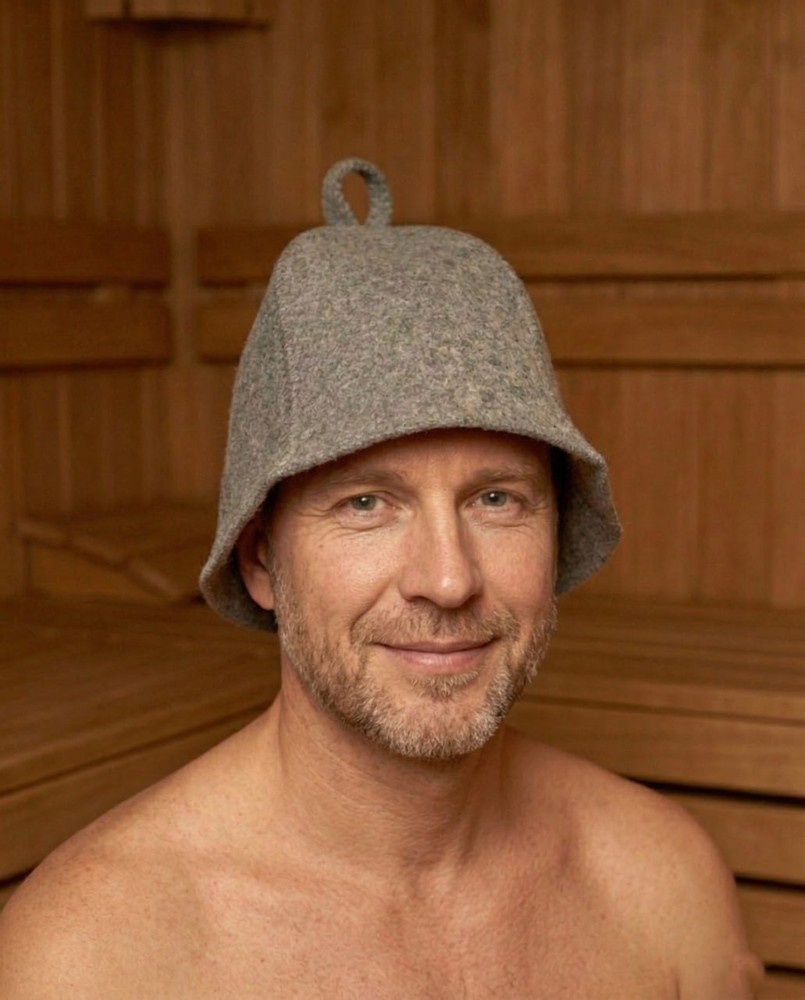 Sauna Hat 100% Wool Large Heads Fit