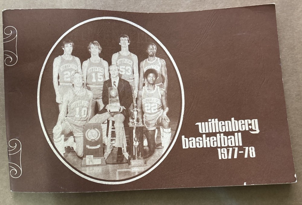 1977 78 NCAA Division III Basketball  Program Wittenberg