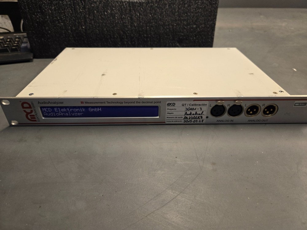 MCD-Elektronic.de project no: 301009-3 Audio Analyzer Analog and Digital