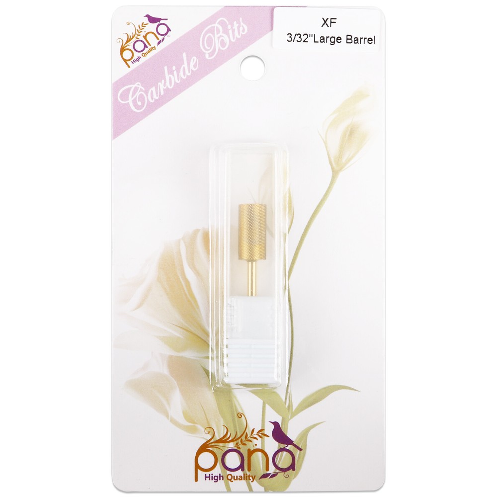 Professional Gold Large Barrel Nail Drill Bit Extra Fine Grit