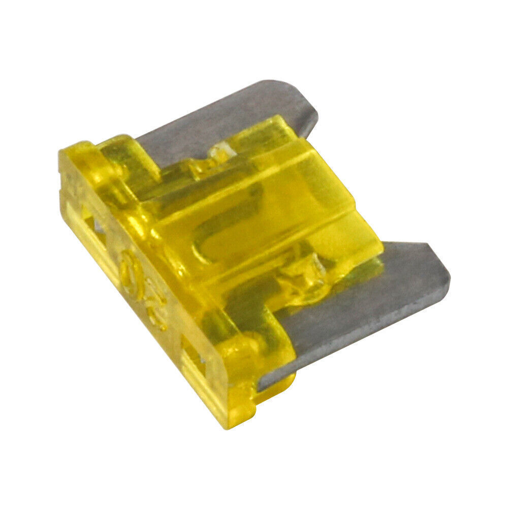 30PCS 5A-30A Mixed Low Profile Mini Car Van Auto Micro Blade Fuse Assorted Kit