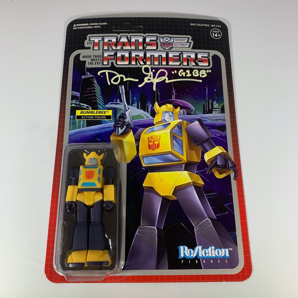 DAN GILVEZAN Signed TRANSFORMERS Bumblebee Action Figure JSA COA
