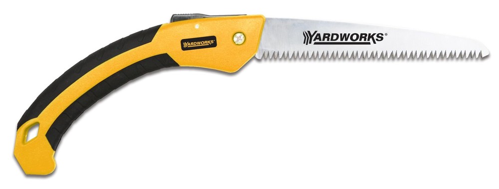 7" Yardworks Folding Pruning Saw Yellow
