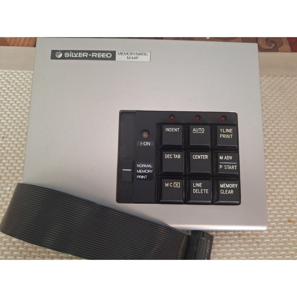 Silver Reed Memorymatic M44P Typewriter/ Word Processor Control Panel - Works.