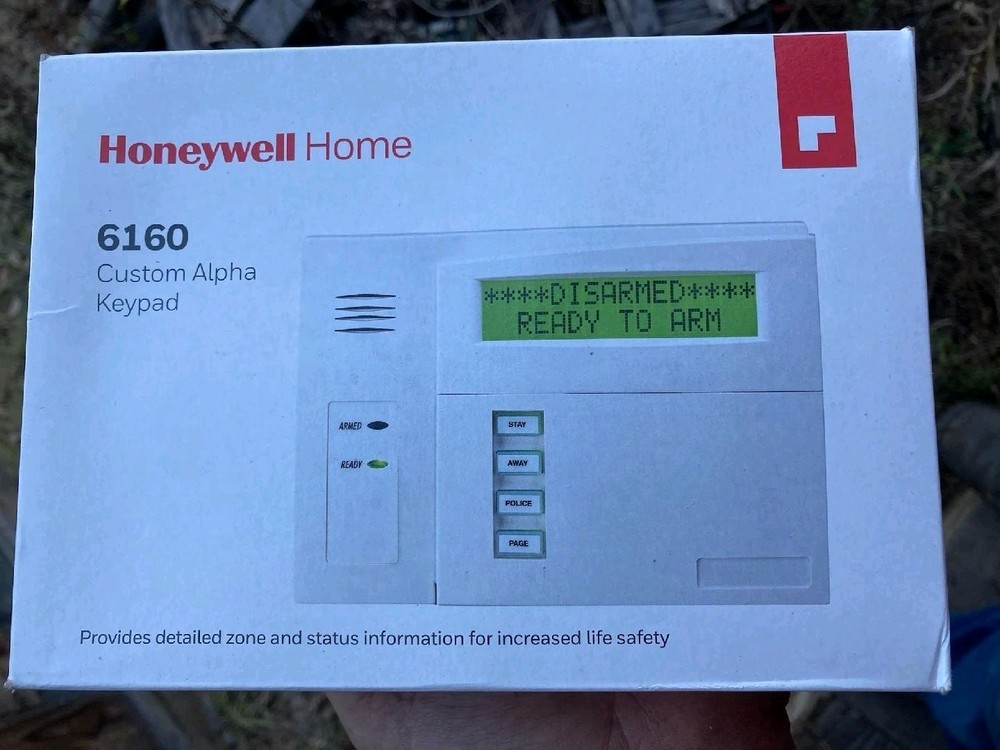 🚨Honeywell 6160 Security Ademco Alpha Display Keypad - White🚨