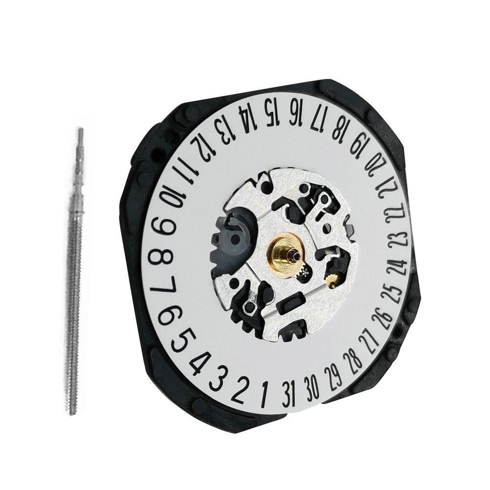Quartz Movement With Stem& Battery Date@3 Replacement Movement For MIYOTA VX32E