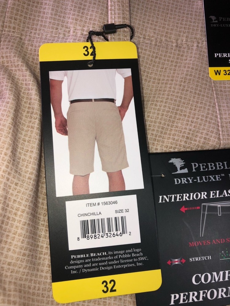 Pebble Beach Men's Dry - Luxe Performance Comfort Short