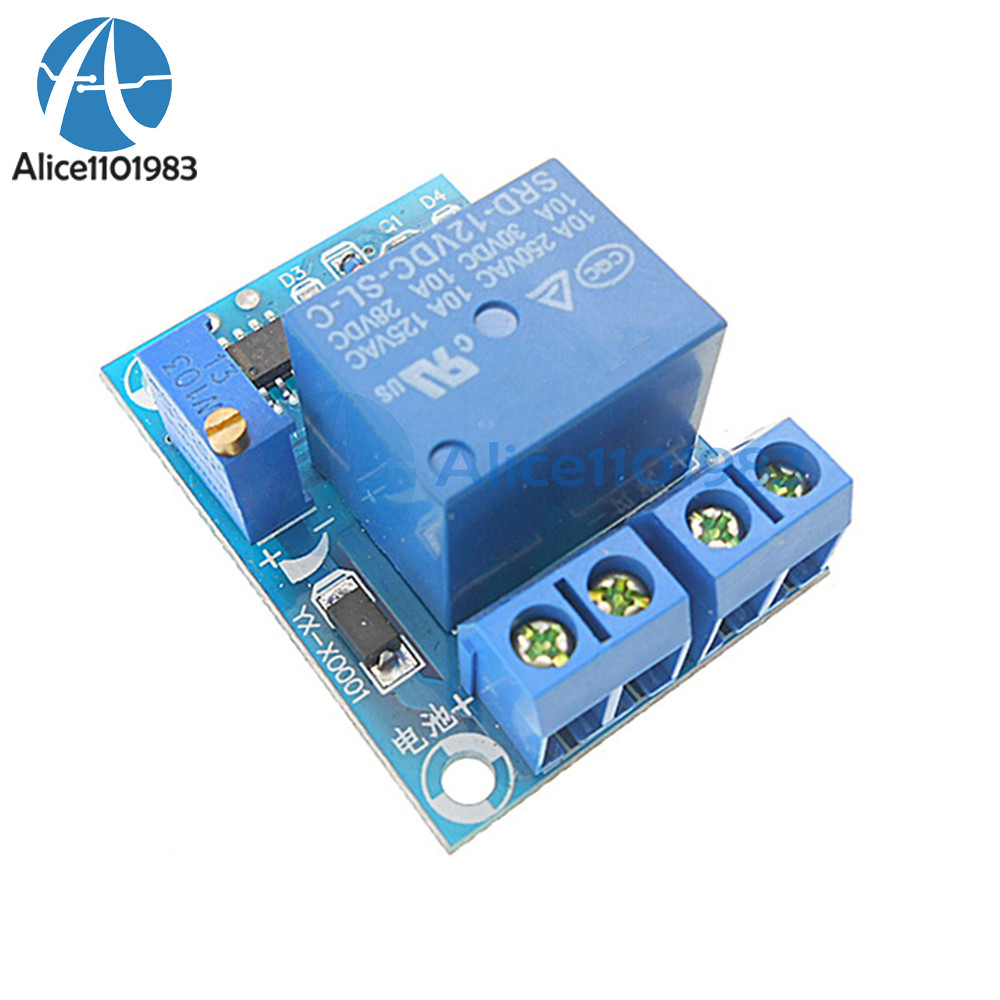DC 12V Battery Low Voltage Cut off Switch Controller Excessive Protection Module