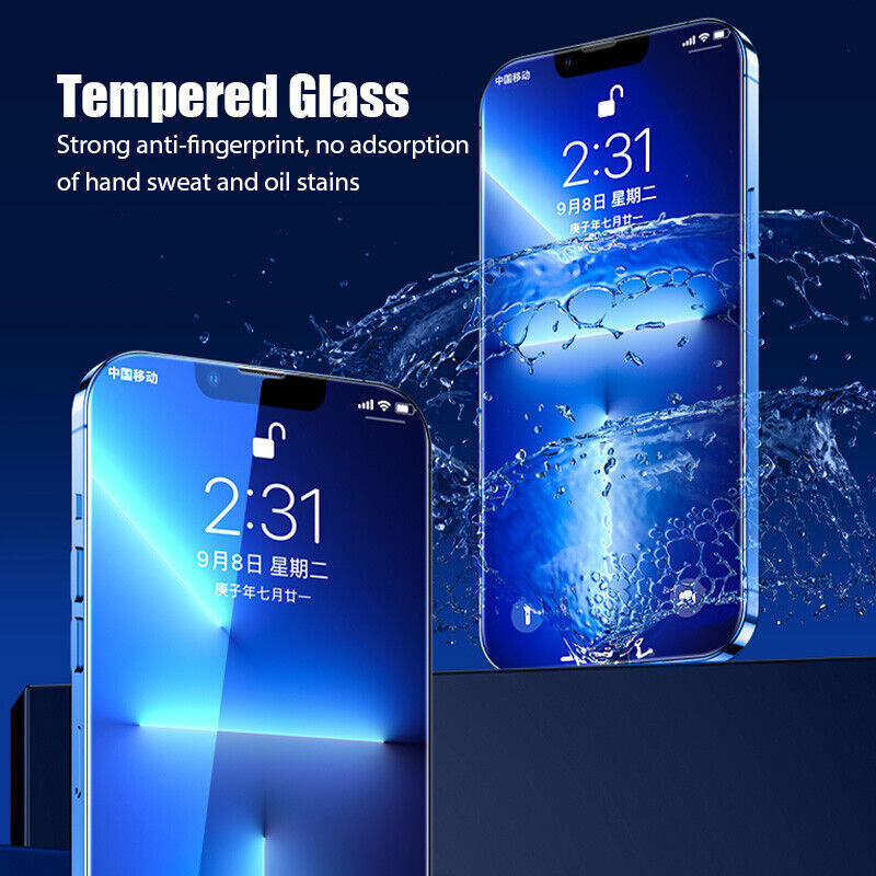 3 Pack Tempered Glass Screen Protector For iPhone 16 15 14 13 12 Pro Max Mini