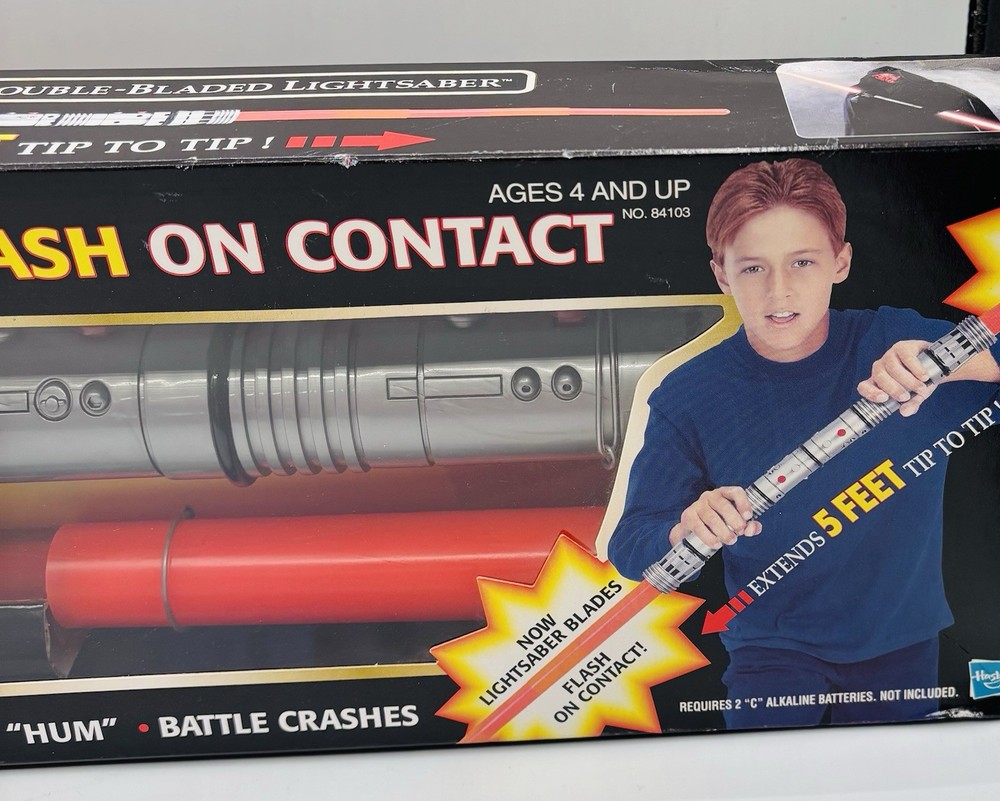 1998 Darth Maul Electronic Double Bladed Lightsaber - Original Box