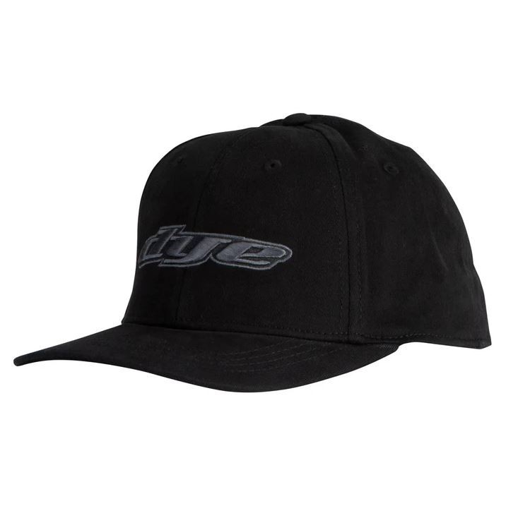 Dye Paintball Hat Logo Flex Curved Black/Grey Small/Medium S/M