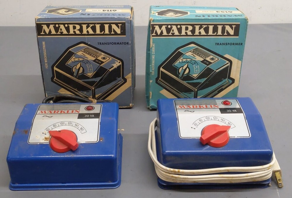 Marklin HO Vintage Assorted Transformers: 6153, 6114 [2]/Box