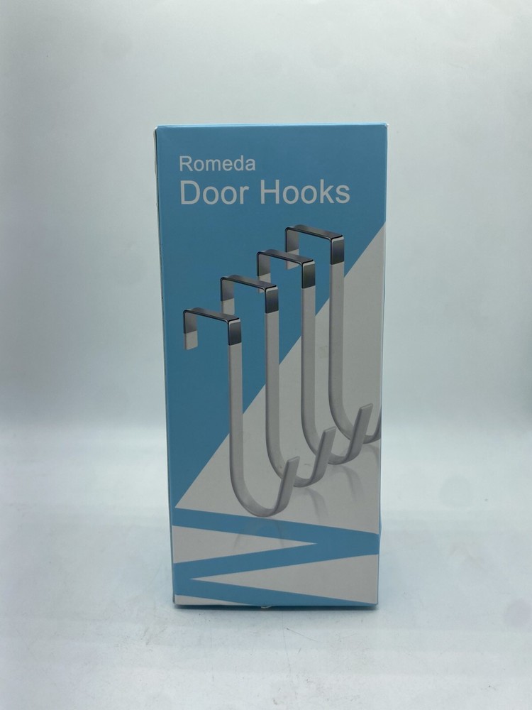 Romeda - 6 Pc Door Hooks - 5” x 1.5”