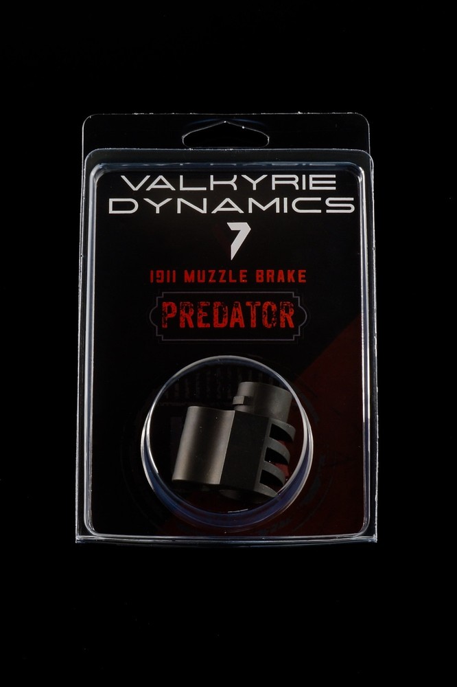 1911 .45 acp Mil-Spec muzzle brake BLACK COMMANDER PREDATOR compensator