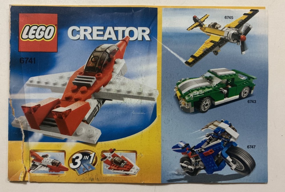 LEGO CREATOR MANUAL MANUALS 6741