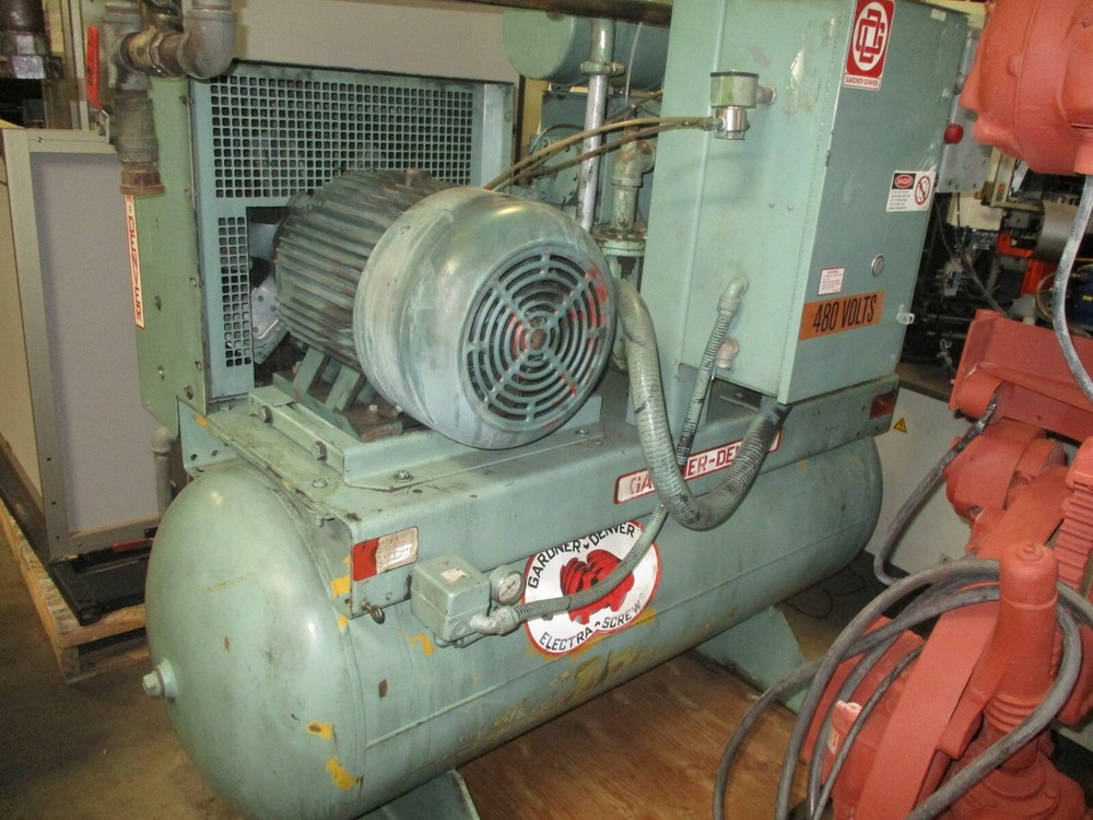 GARDNER DENVER MODEL EBERFB 25hp ROTARY SCREW COMPRESSOR ONLY 13K HOURS!