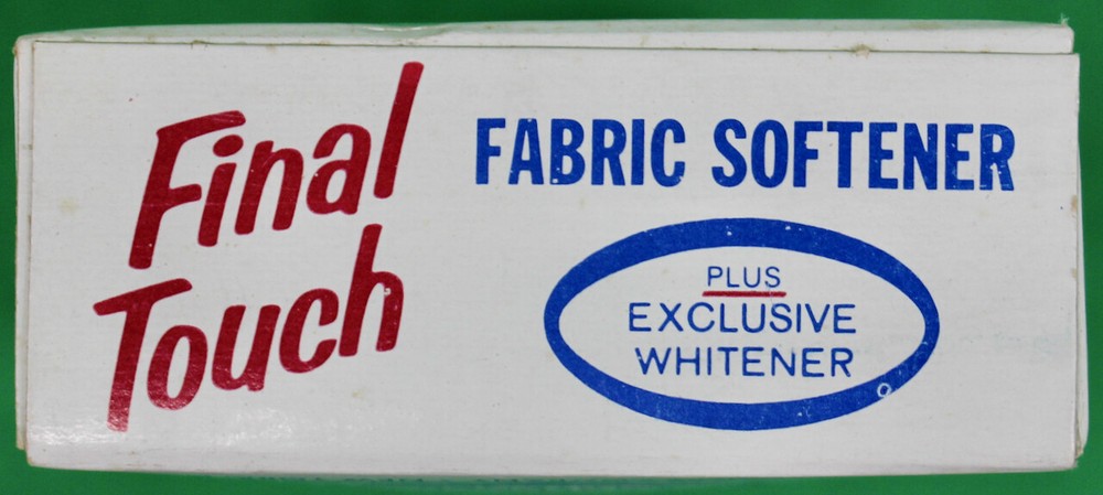 Original Vintage Final Touch Fabric Softener Unopened Vending Box