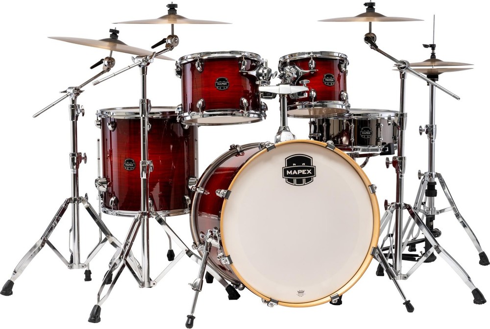 Mapex Armory 5-piece Rock Shell Pack - Red Onyx Burst