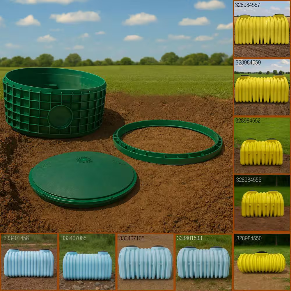 24 In. X 12 In. Tall Septic Tank Riser Combo