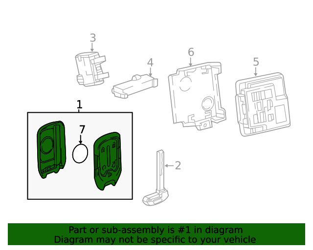 Genuine GM Transmitter 13547797