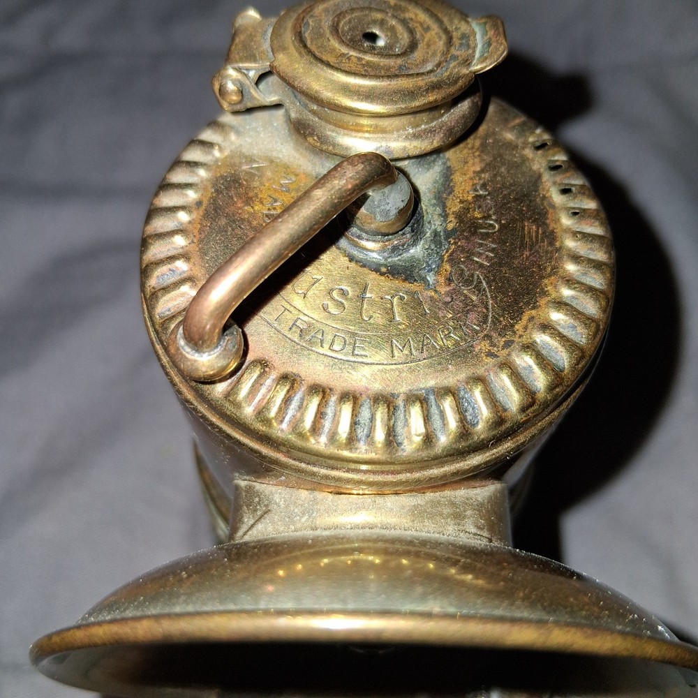 Justrite Trade Mark Carbide Lamp 1900