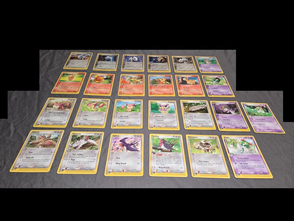 COMPLETE Pokemon EX Ruby & Sapphire Base 74 Cards Common & Uncommon Set Vintage
