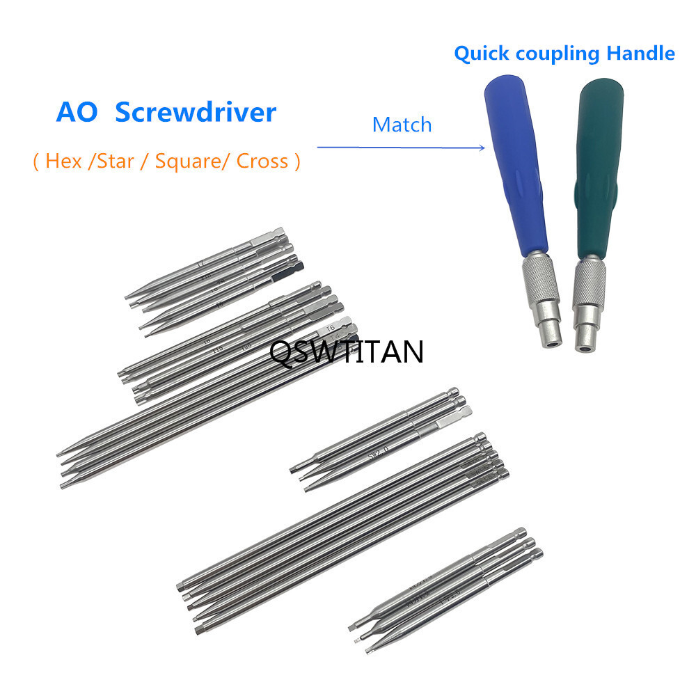 AO Quick Coupling Screwdriver star hex Screw driver AO screwdriver bone tool