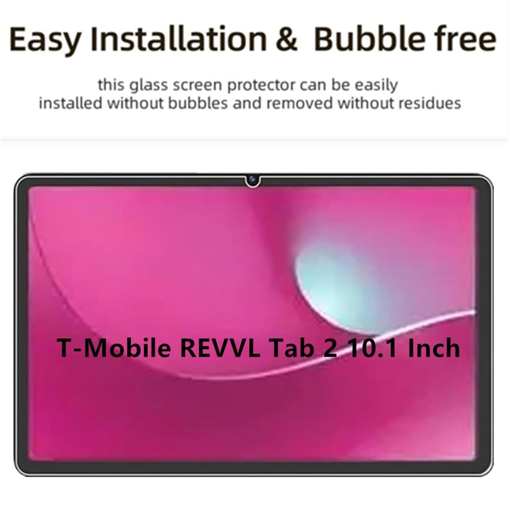 HminSen 2 Pack Screen Protector for T-Mobile REVVL Tab 2 Tablet 10.1 Clear