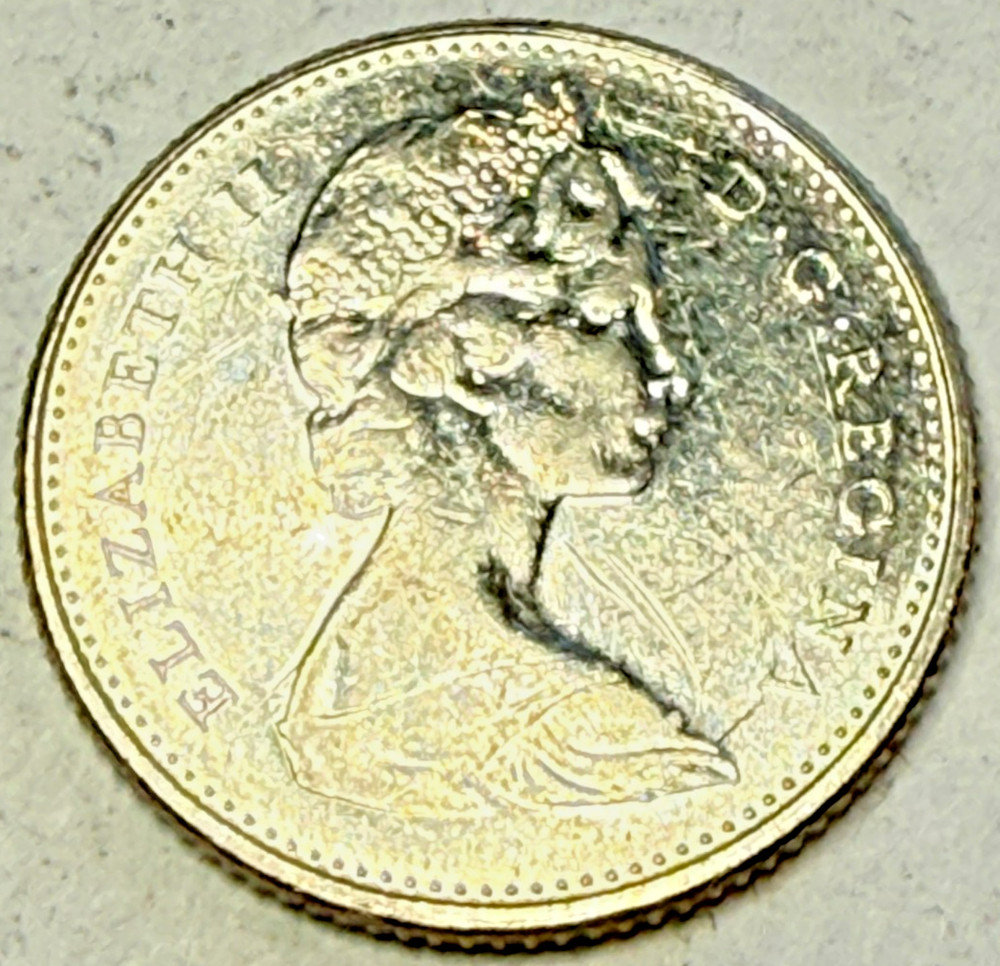 1968 Canada 10 Cents Dime